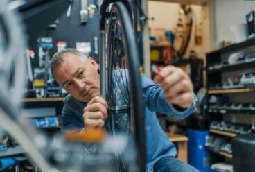 Technical expertise taking care Bicycle Shop Technical expertise taking care Bicycle Shop